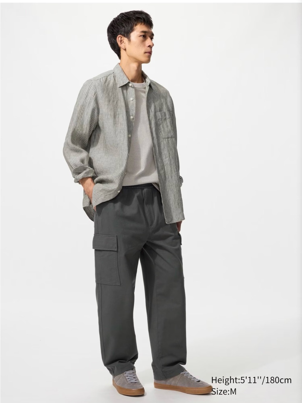 Uniqlo Jersey Easy Cargo Pants
